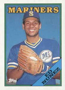 1988 Topps #258 Edwin Nunez NM-MT Seattle Mariners 