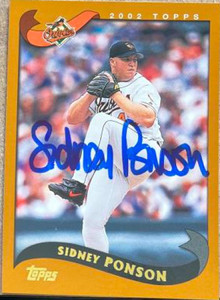 Sidney Ponson Autographed 2002 Topps #183
