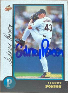 Sidney Ponson Autographed 1998 Bowman #432