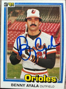 Benny Ayala Autographed 1981 Donruss #236