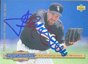 Jack McDowell Autographed 1994 Collector's Choice #309