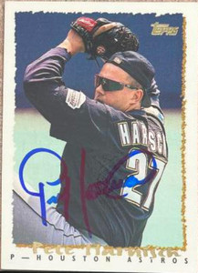 Pete Harnisch Autographed 1995 Topps #48