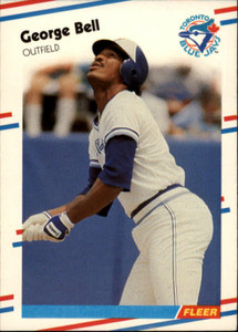 1988 Fleer #103 George Bell VG Toronto Blue Jays 