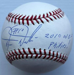 Darren Daulton Autographed ROMLB Baseball Inscribed 2010 Phillies WOF 