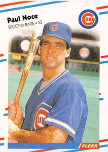 1988 Fleer #428 Paul Noce VG RC Rookie Chicago Cubs 