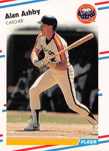 1988 Fleer #439 Alan Ashby VG Houston Astros 