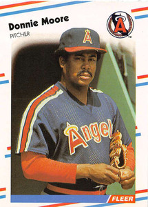 1988 Fleer #500 Donnie Moore VG California Angels 