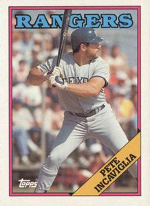 1988 Topps #280 Pete Incaviglia NM-MT Texas Rangers 
