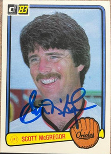 Scott McGregor Autographed 1983 Donruss #483