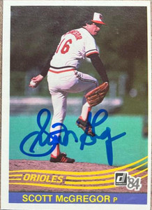 Scott McGregor Autographed 1984 Donruss #594