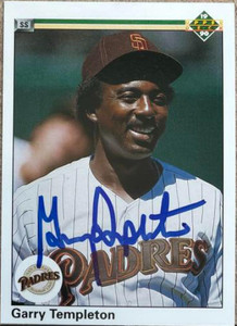 Garry Templeton Autographed 1990 Upper Deck #288
