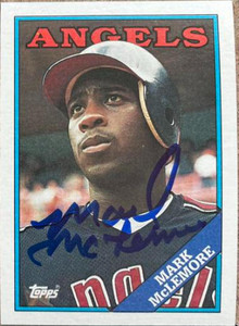 Mark McLemore Autographed 1988 Topps #162