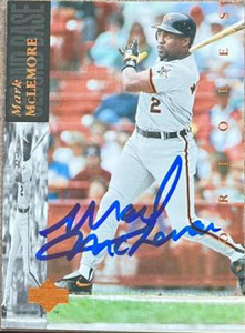 Mark McLemore Autographed 1994 Upper Deck #248