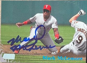 Mark McLemore Autographed 1998 Stadium Club #168