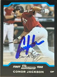 Conor Jackson Autographed 2004 Bowman Draft Picks & Prospects #BDP162 FY