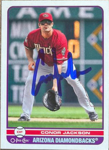 Conor Jackson Autographed 2009 O-Pee-Chee #335