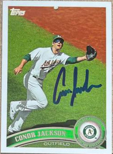 Conor Jackson Autographed 2011 Topps Update #US161