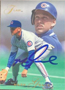 Mark Grace Autographed 1993 Flair #14