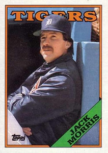 1988 Topps #340 Jack Morris NM-MT Detroit Tigers 