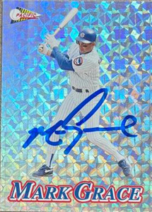 Mark Grace Autographed 1994 Pacific - Silver Prisms #25 PR8000