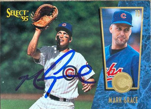 Mark Grace Autographed 1995 Score Select #221