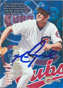 Mark Grace Autographed 1996 Circa #109