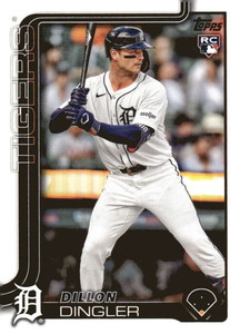 SOLD 160900 2025 Topps #126 Dillon Dingler NM-MT  RC Rookie Detroit Tigers 