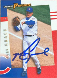 Mark Grace Autographed 1998 Pinnacle Performers #59
