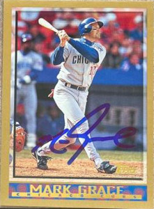 Mark Grace Autographed 1998 Topps #168