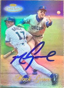 Mark Grace Autographed 1998 Topps Gold Label #92