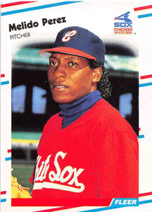 1988 Fleer Update #19 Melido Perez VG Chicago White Sox 