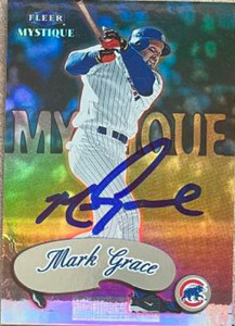 Mark Grace Autographed 1999 Fleer Mystique #77