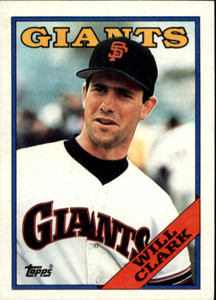 1988 Topps #350 Will Clark NM-MT San Francisco Giants 