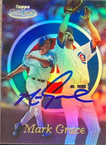 Mark Grace Autographed 1999 Topps Gold Label #3