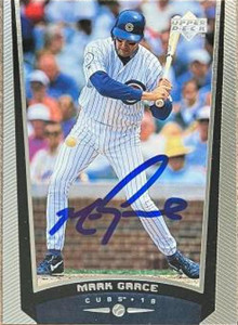 Mark Grace Autographed 1999 Upper Deck #61