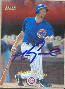 Mark Grace Autographed 2000 Fleer Mystique #6