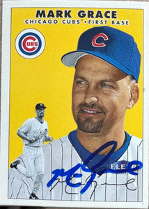 Mark Grace Autographed 2000 Fleer Tradition #241