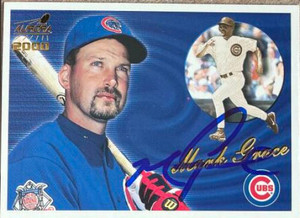 Mark Grace Autographed 2000 Pacific Aurora #25 