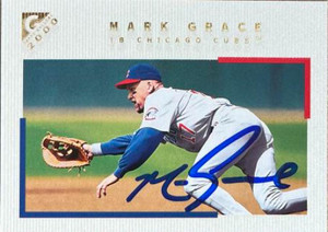 Mark Grace Autographed 2000 Topps Gallery #61