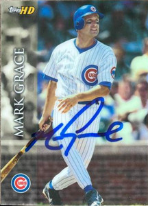 Mark Grace Autographed 2000 Topps HD #25