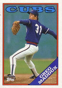 1988 Topps #361 Greg Maddux NM-MT Chicago Cubs 