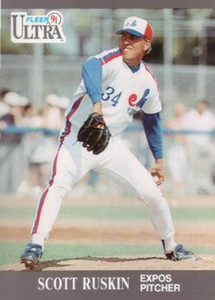 1991 Ultra #209 Scott Ruskin VG Montreal Expos 