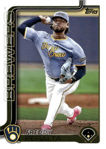 2025 Topps #61 Freddy Peralta NM-MT  Milwaukee Brewers 