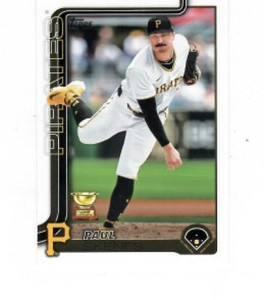 SOLD 160872 2025 Topps #98 Paul Skenes NM-MT  Pittsburgh Pirates 