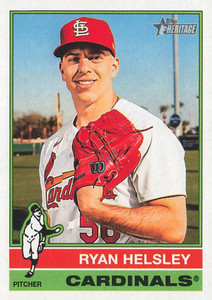 2025 Topps Heritage #9 Ryan Helsley NM-MT  St Louis Cardinals 