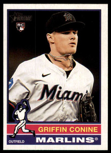 2025 Topps Heritage #111 Griffin Conine NM-MT  RC Rookie Miami Marlins 