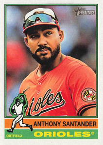 2025 Topps Heritage #321 Anthony Santander NM-MT  Baltimore Orioles 