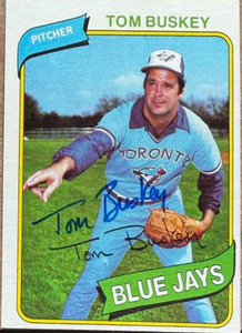 Tom Buskey Autographed 1980 Topps #506