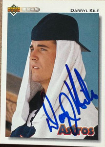 Darryl Kile Autographed 1992 Upper Deck #374
