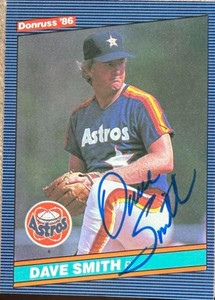 Dave Smith Autographed 1986 Donruss #328